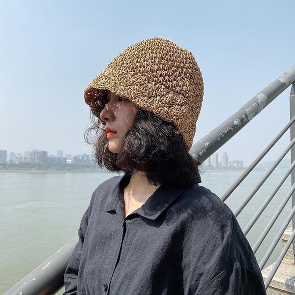 beanie/skull caps 2021 summer women holiday straw hat lady sun visor cap panama style bucket beach outdoor girl, Blue;gray
beanie/skull caps 2021 summer women holiday straw hat lady sun visor cap panama style bucket beach outdoor girl, Blue;gray