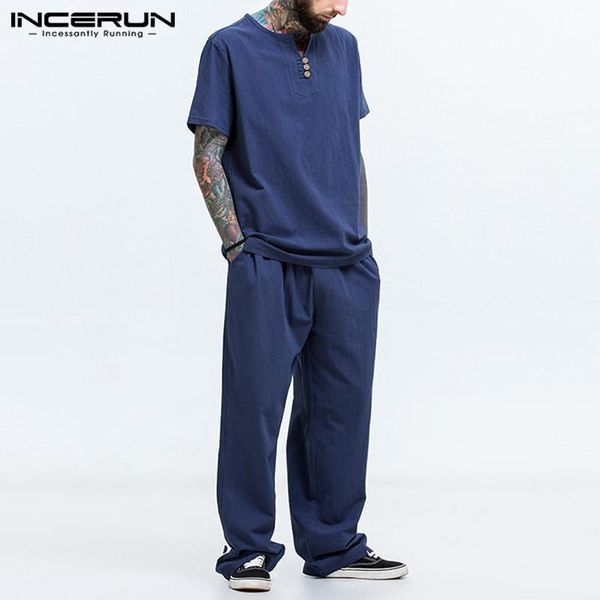 chinese style cotton sets incerun mens solid color suits long sleeve buttons drawstring pants loose suits mens cozy sets 7, Gray
chinese style cotton sets incerun mens solid color suits long sleeve buttons drawstring pants loose suits mens cozy sets 7, Gray