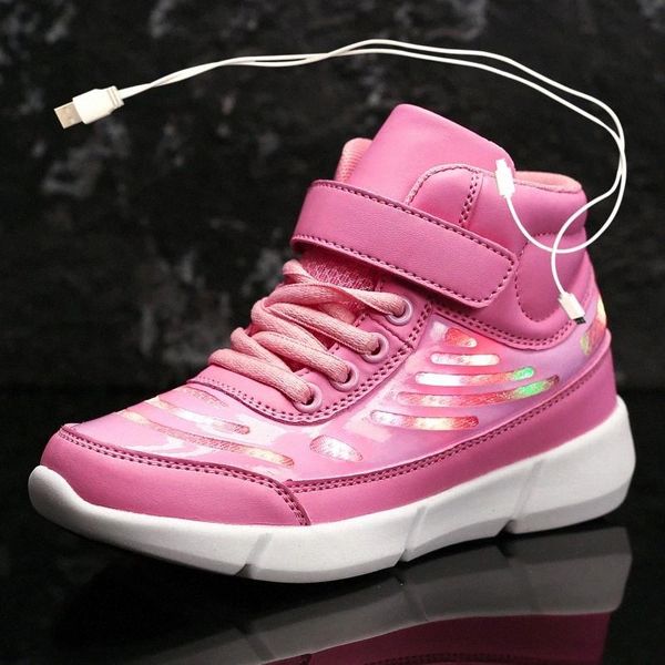 size 25-37 children led shoes girls boys sneakers with light kids lighted shoes usb charging glowing sneakers with luminous sole #070g
size 25-37 children led shoes girls boys sneakers with light kids lighted shoes usb charging glowing sneakers with luminous sole #070g