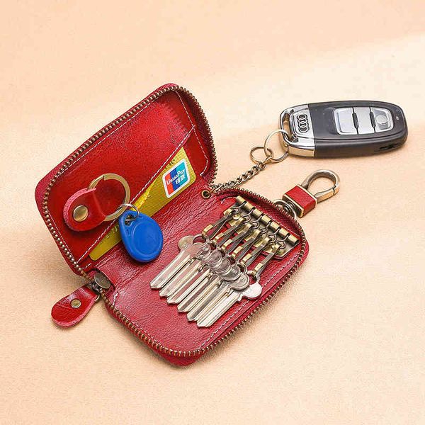 key bag s car men's leather zipper women's multifunctional card creative wallet, Black;red
key bag s car men's leather zipper women's multifunctional card creative wallet, Black;red