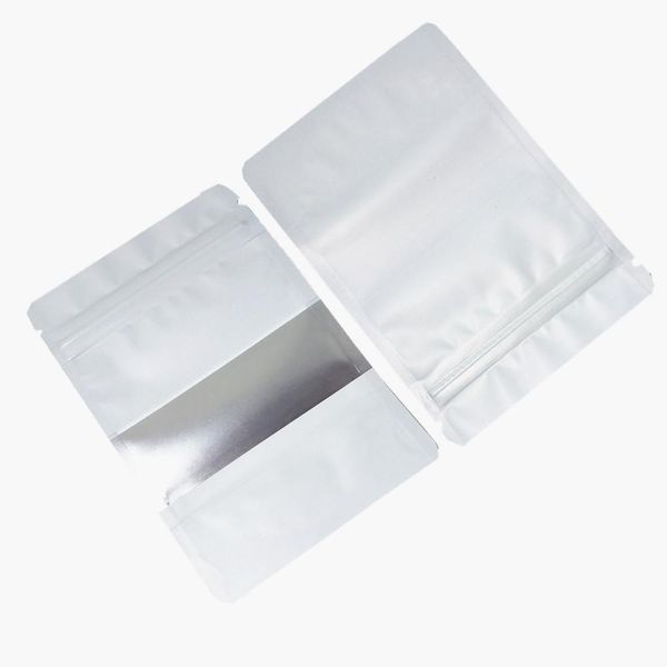 100 шт. лот matte white aluminium footh food doypack ziplock пакет пакета с окном reclosable mylar shipper pougher для закуски retail h bbyw
100 шт. лот matte white aluminium footh food doypack ziplock пакет пакета с окном reclosable mylar shipper pougher для закуски retail h bbyw