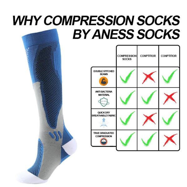 sports socks 10pairs men/women leg support stretch running compression for travel football breathable 168n, Black
sports socks 10pairs men/women leg support stretch running compression for travel football breathable 168n, Black