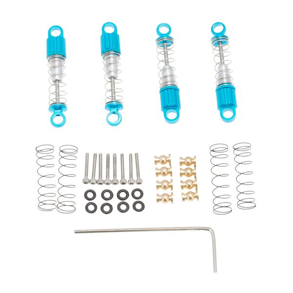 4pcs rc shock absorbers, aluminum alloy high strength springs shocks set damper with screws tools for axial scx24 90081 rc crawler car
4pcs rc shock absorbers, aluminum alloy high strength springs shocks set damper with screws tools for axial scx24 90081 rc crawler car