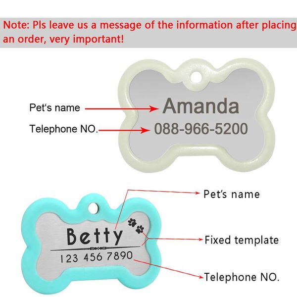 fluorescence personalized dog id tag custom engraved dogs tags glow light pet accessorries bone paw fi bbyfva
fluorescence personalized dog id tag custom engraved dogs tags glow light pet accessorries bone paw fi bbyfva