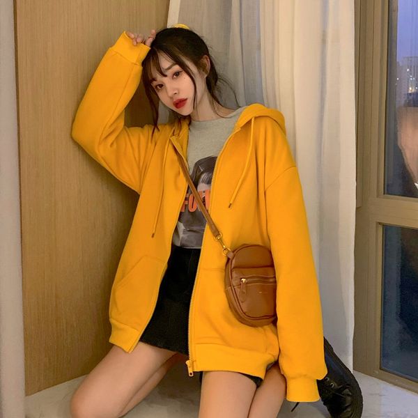 sweatshirts autumn women's solid hooded female cotton thicken warm hoodies lady autumn clothes para album house clothing na t200730, Black
sweatshirts autumn women's solid hooded female cotton thicken warm hoodies lady autumn clothes para album house clothing na t200730, Black