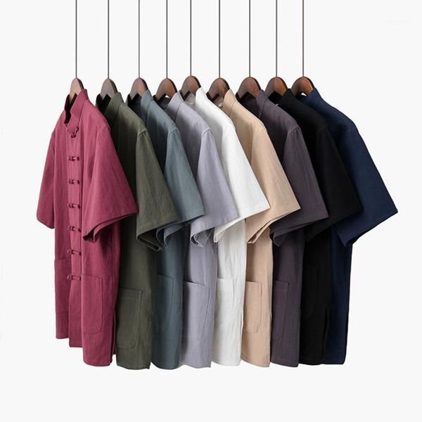 plus size 3xl 4xl summer men shirt blouse cotton linen short sleeve tang traditional chinese male tai chi uniform1, White;black
plus size 3xl 4xl summer men shirt blouse cotton linen short sleeve tang traditional chinese male tai chi uniform1, White;black
