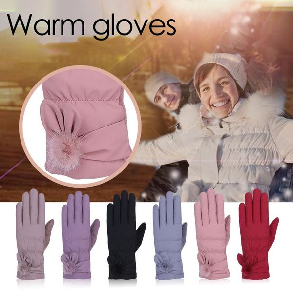 five fingers gloves women' floral pattern winter fleece windproof warm thick touch screen solid long finger #c, Blue;gray
five fingers gloves women' floral pattern winter fleece windproof warm thick touch screen solid long finger #c, Blue;gray