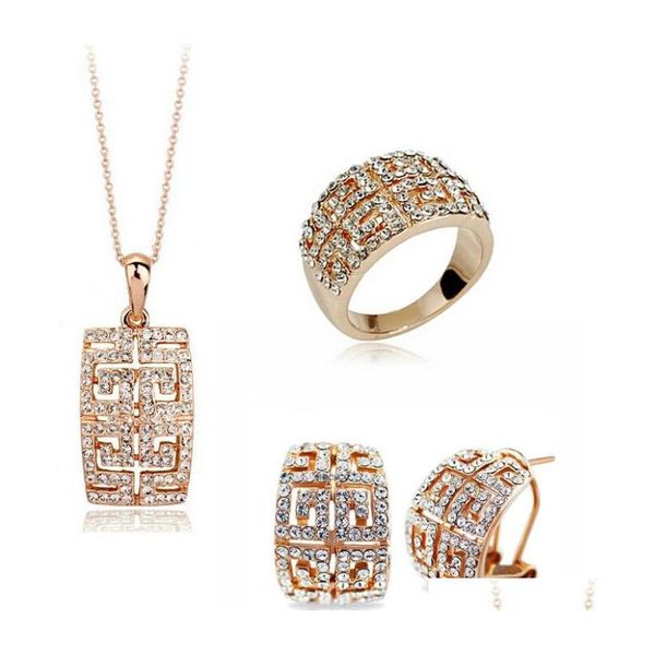 18k gold plated necklace and earrings rings sets full rhinestone alloy jewelry sets for women gift 1273 c4mi0, Slivery;golden
18k gold plated necklace and earrings rings sets full rhinestone alloy jewelry sets for women gift 1273 c4mi0, Slivery;golden