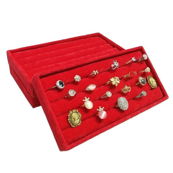 3pcs red velvet jewelry ring display organizer storage case velvet earring stud cufflinks ring storage box tray ring bar tray 11*22*3 pkpss, Black
3pcs red velvet jewelry ring display organizer storage case velvet earring stud cufflinks ring storage box tray ring bar tray 11*22*3 pkpss, Black