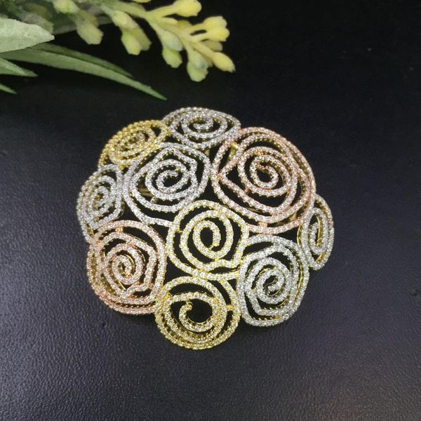 pins, brooches vanifin fashion jewelry artistic hollow ripple brooch pendant dual use for wedding party micro pave gift, Gray
pins, brooches vanifin fashion jewelry artistic hollow ripple brooch pendant dual use for wedding party micro pave gift, Gray