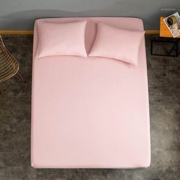 1 pc fitted bed sheet pink color single bed sheets for children solid color cover sets drap housse elastic bands for sheets1
1 pc fitted bed sheet pink color single bed sheets for children solid color cover sets drap housse elastic bands for sheets1