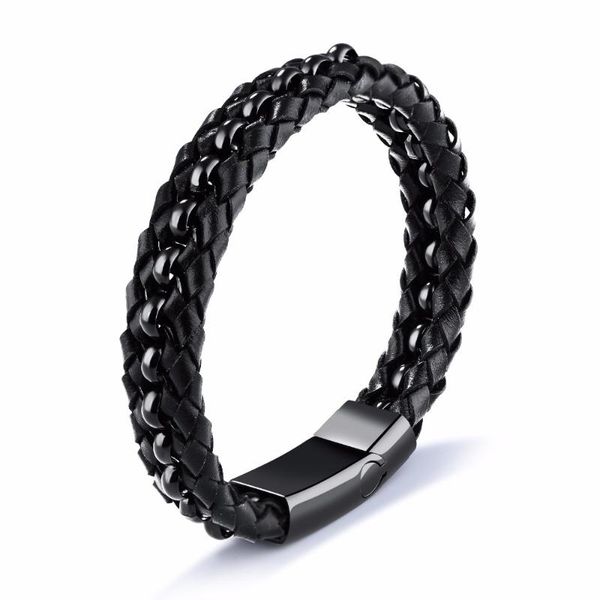 fate love genuine leather with stainless steel black rolo chain bracelet bangle for mens holiday jewelry 8.66
fate love genuine leather with stainless steel black rolo chain bracelet bangle for mens holiday jewelry 8.66