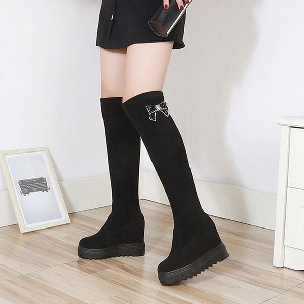 lucyever fashion crystal bow black over the knee boots women hidden heels chunky platform boots woman warm winter shoes ladies #tl9x
lucyever fashion crystal bow black over the knee boots women hidden heels chunky platform boots woman warm winter shoes ladies #tl9x