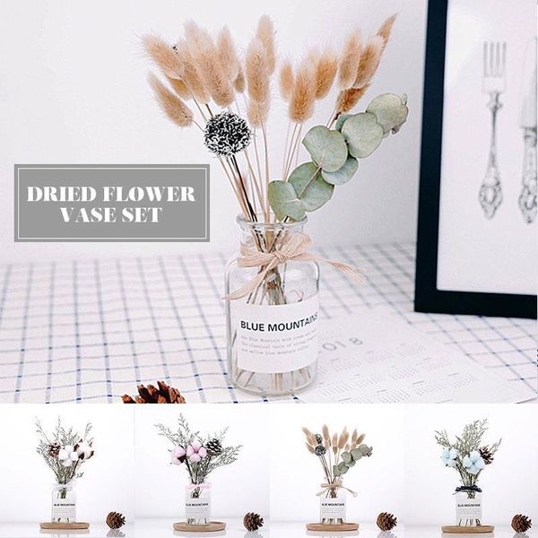 glass romantic exquisite beautiful dried flower set dried flower vase kapok lagurus ovatus festival party gift1
glass romantic exquisite beautiful dried flower set dried flower vase kapok lagurus ovatus festival party gift1