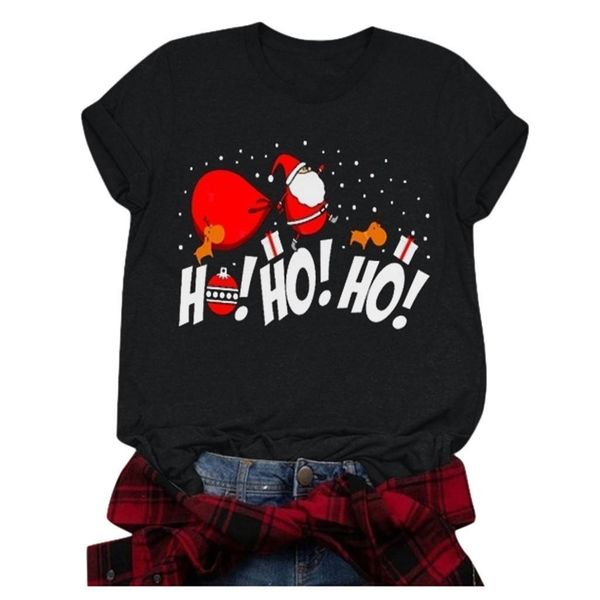 ho ho ho print funny santa t shirt women short-sleeved tee shirt female merry christmas new year gift to ladies clothes, White
ho ho ho print funny santa t shirt women short-sleeved tee shirt female merry christmas new year gift to ladies clothes, White