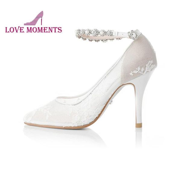 dress shoes 2021 beautiful white lace pointed toe wedding with rhinestone buckle straps 8cm thin heel bridal party pumps ceremony, Black
dress shoes 2021 beautiful white lace pointed toe wedding with rhinestone buckle straps 8cm thin heel bridal party pumps ceremony, Black