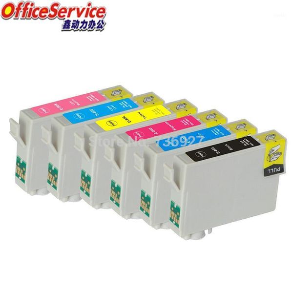 compatible ink cartridge t0801 to t0806 for p50 t59 r265 r270 r285 r290 r360 rx560 rx585 rx610 rx650 rx685 printer1 cartridges
compatible ink cartridge t0801 to t0806 for p50 t59 r265 r270 r285 r290 r360 rx560 rx585 rx610 rx650 rx685 printer1 cartridges