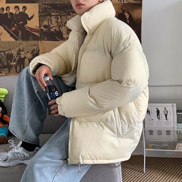 korean style stand-up collar coat men's parka warm fashion casual short coat men loose winter thicken jacket mens clothes s-3xl, Black
korean style stand-up collar coat men's parka warm fashion casual short coat men loose winter thicken jacket mens clothes s-3xl, Black