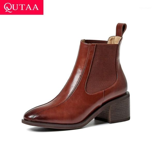 boots qutaa 2021 fashion square med heel ankle autumn winter women shoes slip on casual pointed toe ladies pumps size 34-421, Black
boots qutaa 2021 fashion square med heel ankle autumn winter women shoes slip on casual pointed toe ladies pumps size 34-421, Black