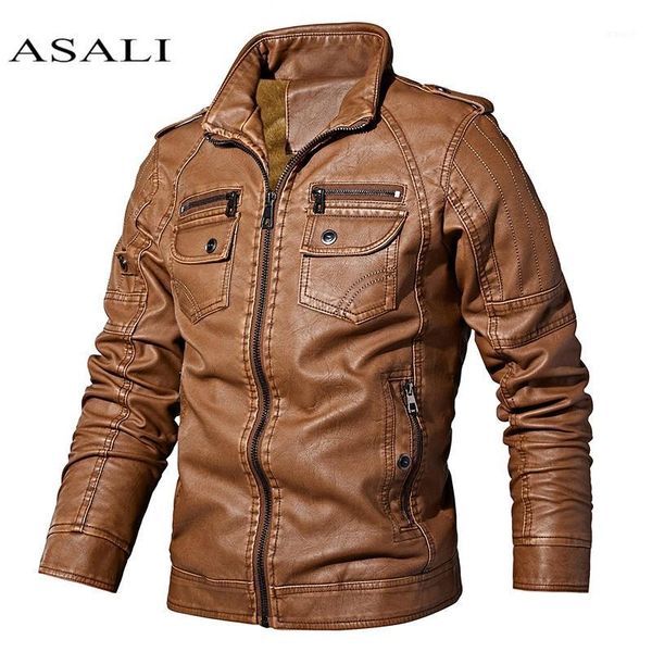 pu leather jacket men coats fleece 5xl stand collar motorcycle jacket male jaqueta 2019 winter faux fur mens business outerwear1, Black;brown
pu leather jacket men coats fleece 5xl stand collar motorcycle jacket male jaqueta 2019 winter faux fur mens business outerwear1, Black;brown
