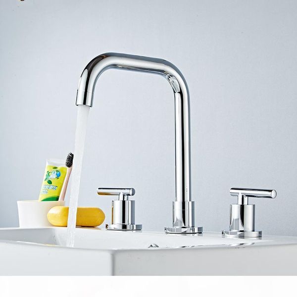 basin faucets brass polished chrome deck mounted round bathroom sink faucets 3 hole double handle and cold water tap br-711
basin faucets brass polished chrome deck mounted round bathroom sink faucets 3 hole double handle and cold water tap br-711
