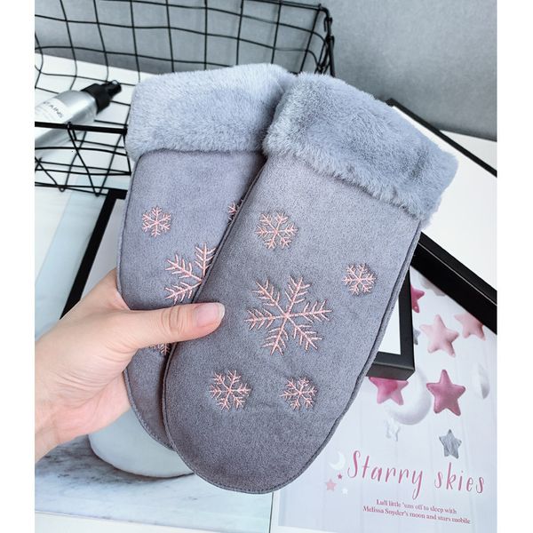 suede winter female lovely korean students waterproof windproof plush thickened warm wool mouth gloves, Blue;gray
suede winter female lovely korean students waterproof windproof plush thickened warm wool mouth gloves, Blue;gray