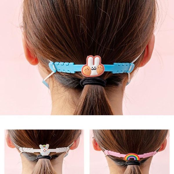 cartoon silicone hook strap holder extension mask protector soft anti-tightening ear buckle accessories for kids child, Slivery;black
cartoon silicone hook strap holder extension mask protector soft anti-tightening ear buckle accessories for kids child, Slivery;black