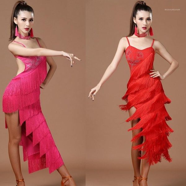 stage wear costumes cha dance tassel sequin fringe women ballroom competition dresses womens latin dress dancing tango for adults1, Black;red
stage wear costumes cha dance tassel sequin fringe women ballroom competition dresses womens latin dress dancing tango for adults1, Black;red