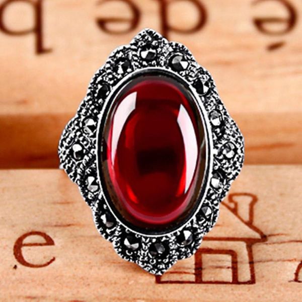 cluster rings big gemstone green jade &red onyx for women vintage emerald &ruby stone thai silver color elegant jewelry antique gift, Golden;silver
cluster rings big gemstone green jade &red onyx for women vintage emerald &ruby stone thai silver color elegant jewelry antique gift, Golden;silver