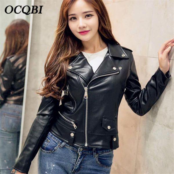 korean women outerwear bomber pu plus size spring black leather crop parkas moto 2020 jacket, Black;brown
korean women outerwear bomber pu plus size spring black leather crop parkas moto 2020 jacket, Black;brown