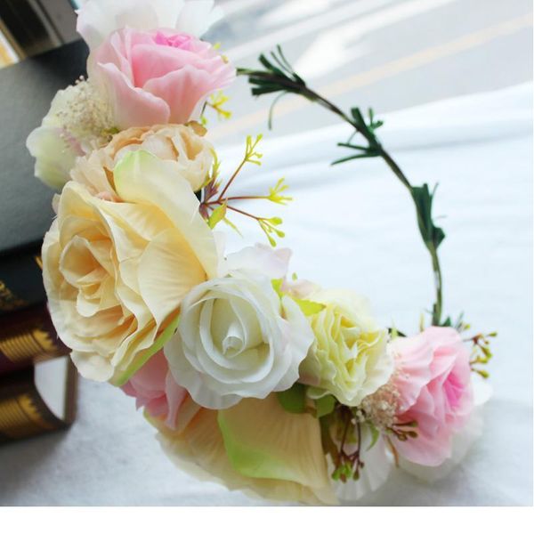 women wedding flower crown wreath festival party floral garlands luxurious flower headband hair accessories bride h qylvhy
women wedding flower crown wreath festival party floral garlands luxurious flower headband hair accessories bride h qylvhy