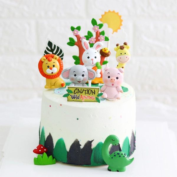 New animal cake decoration cute panda lion giraffe piggy elephant children birthday cake decoration
New animal cake decoration cute panda lion giraffe piggy elephant children birthday cake decoration