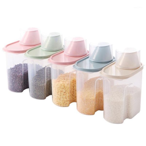 storage bottles & jars plastic sealed can with lid grain container pot kitchen box cereal crisper for dry oatmeal rice 1.9l / 2.5l1
storage bottles & jars plastic sealed can with lid grain container pot kitchen box cereal crisper for dry oatmeal rice 1.9l / 2.5l1