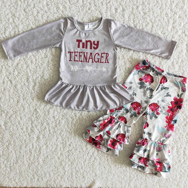 fashion baby girls designer clothes flower print spring outfits long sleeve ruffle pant girl boutique clothing wholesale children outfit, White
fashion baby girls designer clothes flower print spring outfits long sleeve ruffle pant girl boutique clothing wholesale children outfit, White