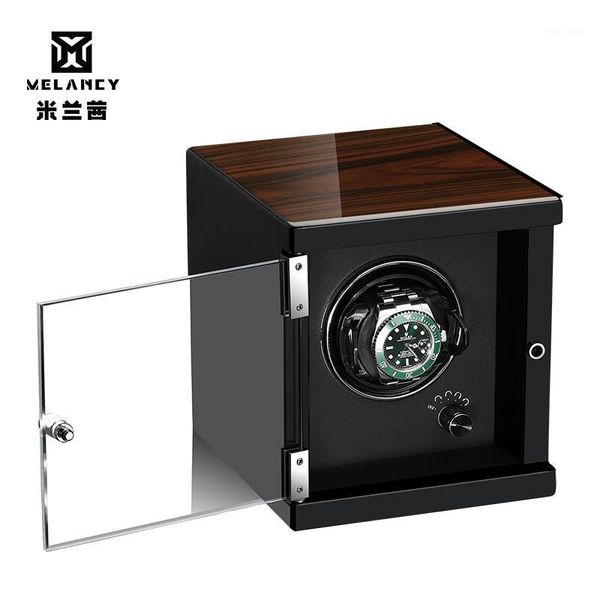 automatic single watch winder box luxury motor shaker display window black case holder remote control organizer cajas de reloj1, Black;blue
automatic single watch winder box luxury motor shaker display window black case holder remote control organizer cajas de reloj1, Black;blue
