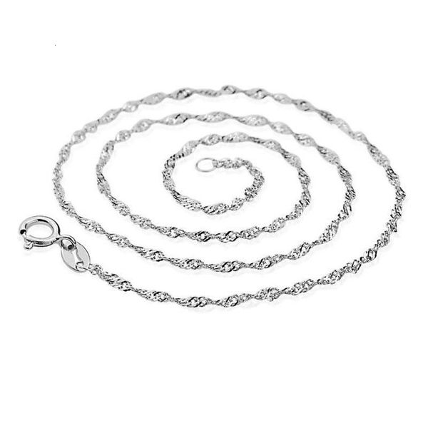 water wave women necklace silver chain jewelry accessories will and sandy drop ship
water wave women necklace silver chain jewelry accessories will and sandy drop ship