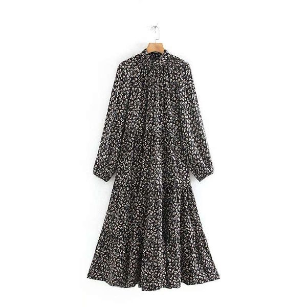 fall 2020 new versatile holiday round neck small flower print long sleeve pullover dress, Black;gray
fall 2020 new versatile holiday round neck small flower print long sleeve pullover dress, Black;gray