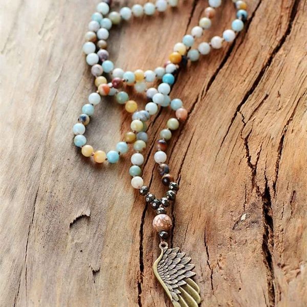 vintage 6mm natural stone pyrite angel wing pendant handmade beaded women lariat necklace dropship q1113, Silver
vintage 6mm natural stone pyrite angel wing pendant handmade beaded women lariat necklace dropship q1113, Silver