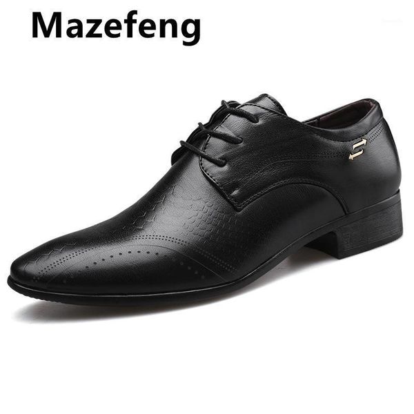 dress shoes mazefeng 2021 men formal leather business casual office wedding male breathable oxfords1, Black
dress shoes mazefeng 2021 men formal leather business casual office wedding male breathable oxfords1, Black