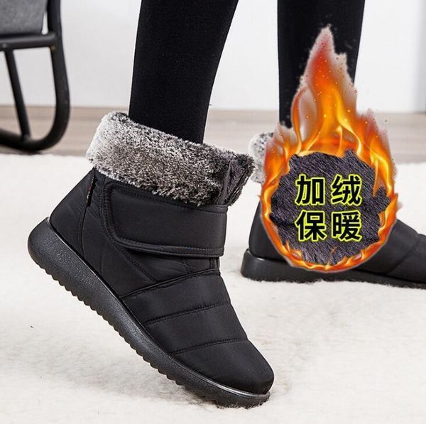 2020 the new waterproof non-slip winter boots plus cotton velvet shoes for women warm large size 43 snow boots1, Black
2020 the new waterproof non-slip winter boots plus cotton velvet shoes for women warm large size 43 snow boots1, Black