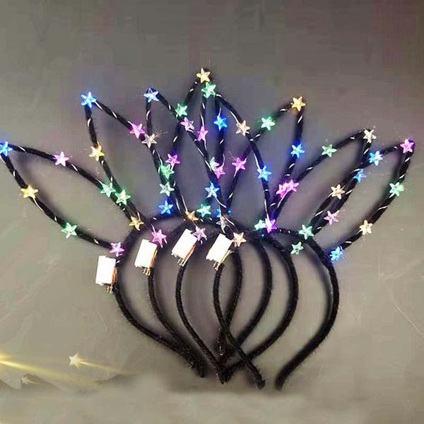 new 16cm star light luminous ears headband led headband night bar concert cosplay costume christmas
new 16cm star light luminous ears headband led headband night bar concert cosplay costume christmas