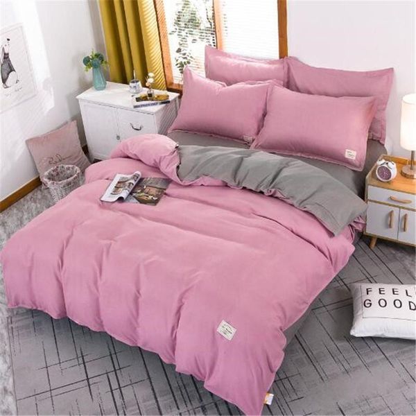 brief bedding set polyester four seasons solid color bed cover comfortable and warm home bed set full size pink grey1
brief bedding set polyester four seasons solid color bed cover comfortable and warm home bed set full size pink grey1