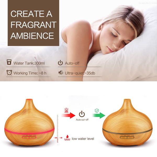 300ml air humidifier essential oil diffuser aromatherapy lamp aromatic dating aromatherapy diffuser household wood grain for home
300ml air humidifier essential oil diffuser aromatherapy lamp aromatic dating aromatherapy diffuser household wood grain for home