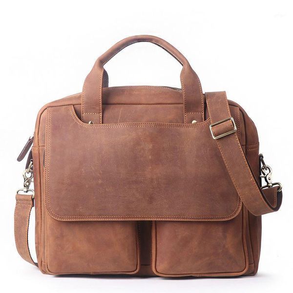 grojitoo genuine leather hand-held briefcase for men crazy horse leather women's single shoulder large capacity messenger bag1
grojitoo genuine leather hand-held briefcase for men crazy horse leather women's single shoulder large capacity messenger bag1