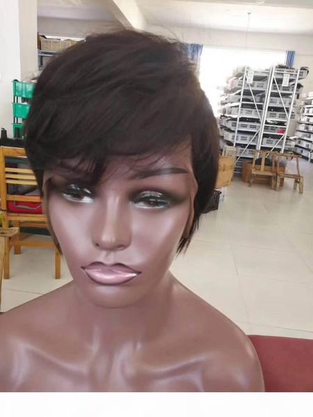 short pixie brazilian straight human hair wigs brazilian glueless lace front cut human hair wigs for black women, Black;brown
short pixie brazilian straight human hair wigs brazilian glueless lace front cut human hair wigs for black women, Black;brown