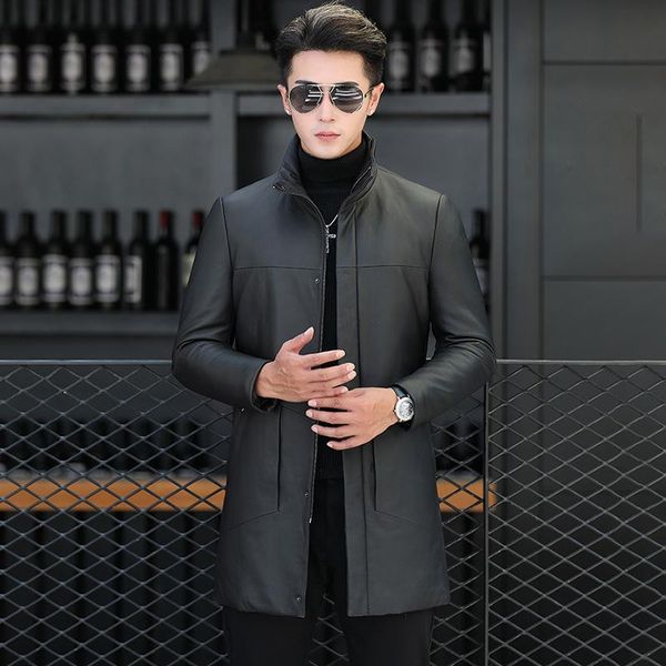 leather fur male or grow a new winter coat collar haining sheep skin leather coats of fur coats, Black
leather fur male or grow a new winter coat collar haining sheep skin leather coats of fur coats, Black