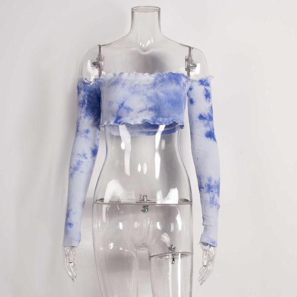 fashion tie dye short one neck waist tight long sleeve women's 8481 swimsuit bandage bathing suits pad
fashion tie dye short one neck waist tight long sleeve women's 8481 swimsuit bandage bathing suits pad