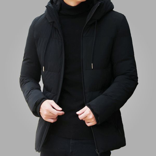 men parka outwear winter warm casual all-match men's male hooded jackets windproof padded overcoat coat, Black
men parka outwear winter warm casual all-match men's male hooded jackets windproof padded overcoat coat, Black