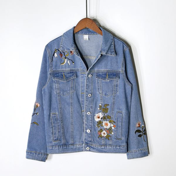 2021 new heavy embroidery female spring and autumn new blue embroidered denim jacket b50z, Black;brown
2021 new heavy embroidery female spring and autumn new blue embroidered denim jacket b50z, Black;brown