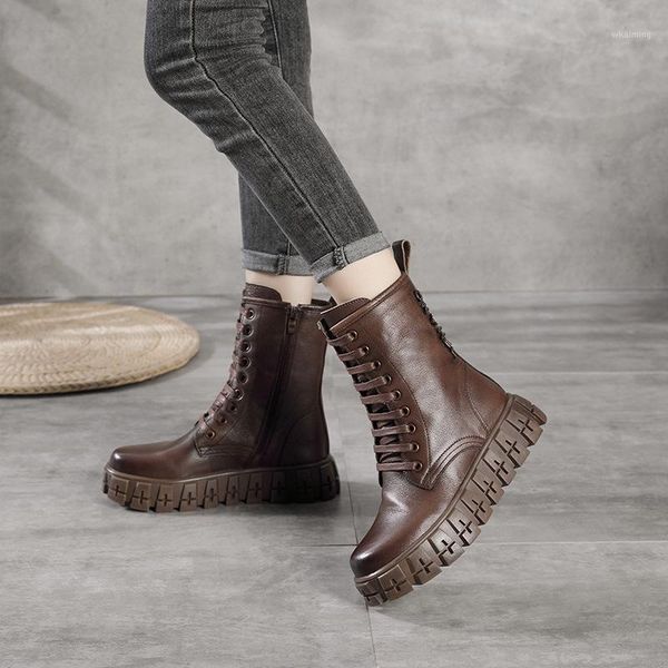 boots 2021 leather thick soled metal lace up mid heel women's european and american style short1, Black
boots 2021 leather thick soled metal lace up mid heel women's european and american style short1, Black